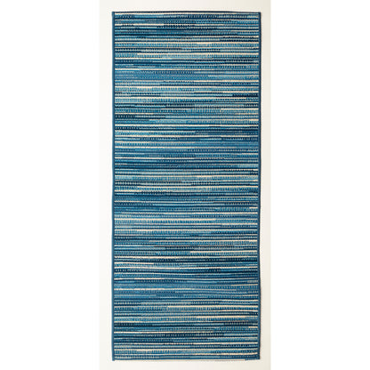 Liora Manne Marina Stripes 8052/03 Blue Area Rug