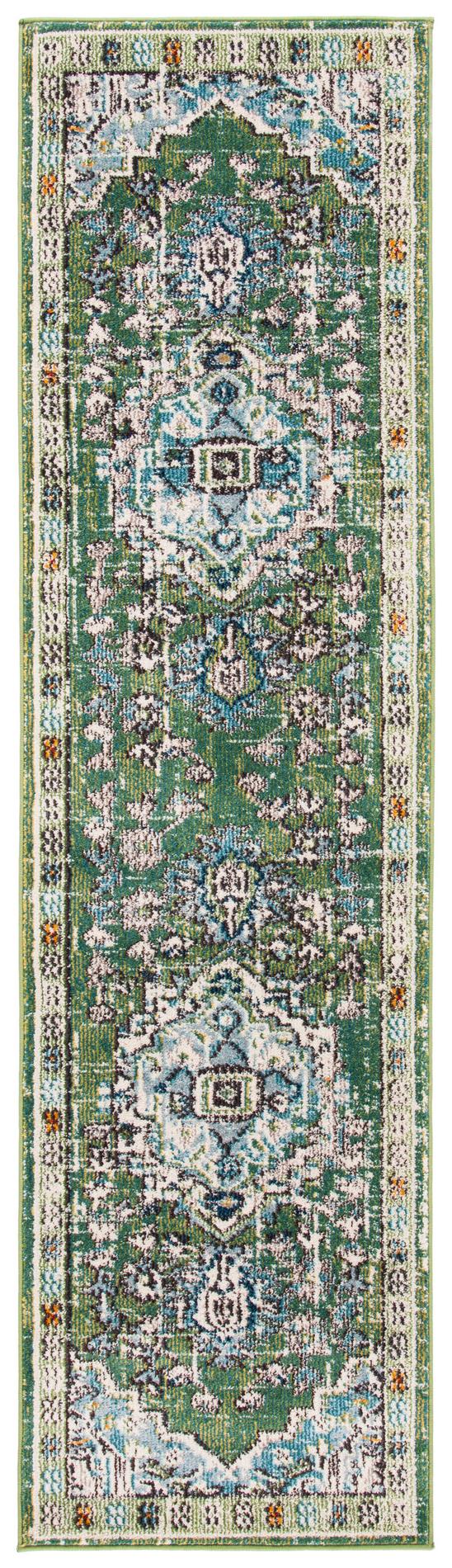 Safavieh Monaco Mnc207Y Green/Turquoise Rugs.