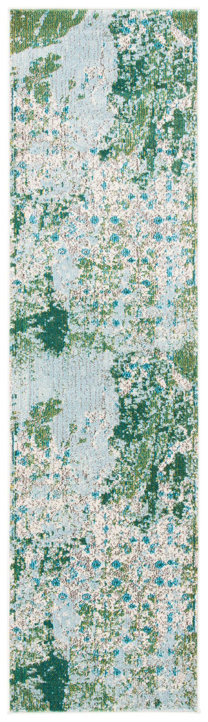 Safavieh Monaco Mnc219X Green/Turquoise Area Rug