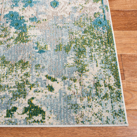 Safavieh Monaco Mnc219X Green/Turquoise Rugs.