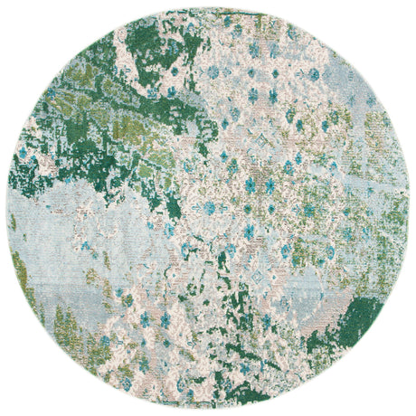 Safavieh Monaco Mnc219X Green/Turquoise Rugs.