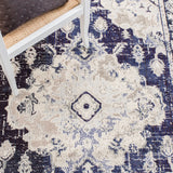 Safavieh Monaco Mnc243C Ivory/Navy Rugs.