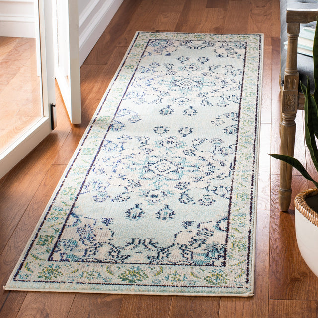 Safavieh Monaco Mnc243K Light Blue/Ivory Rugs.