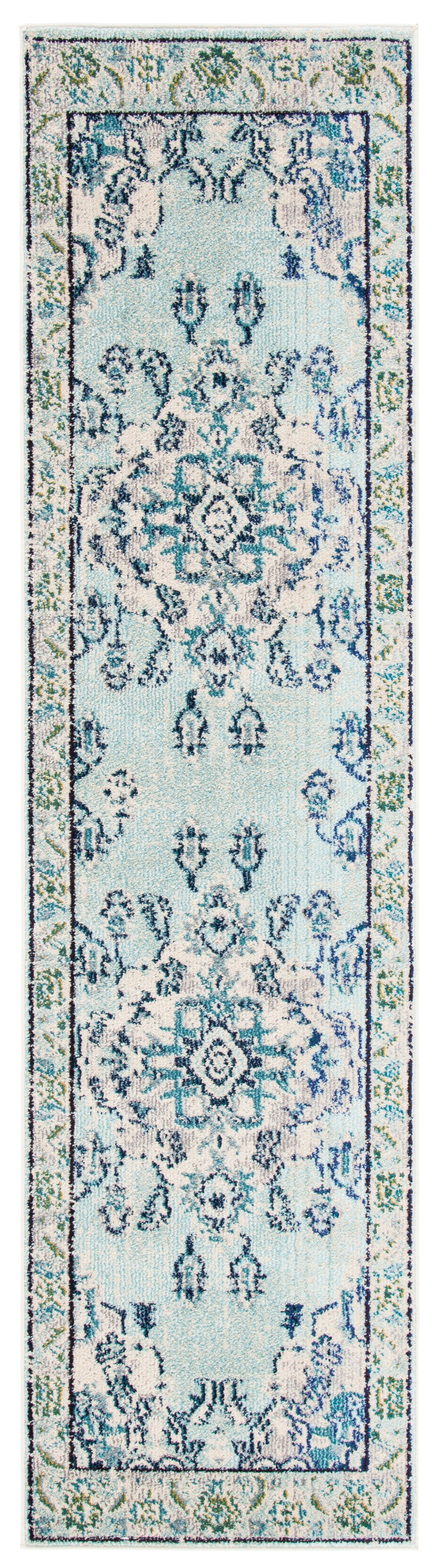 Safavieh Monaco Mnc243K Light Blue/Ivory Rugs.