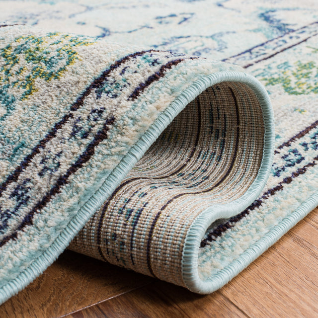 Safavieh Monaco Mnc243K Light Blue/Ivory Rugs.