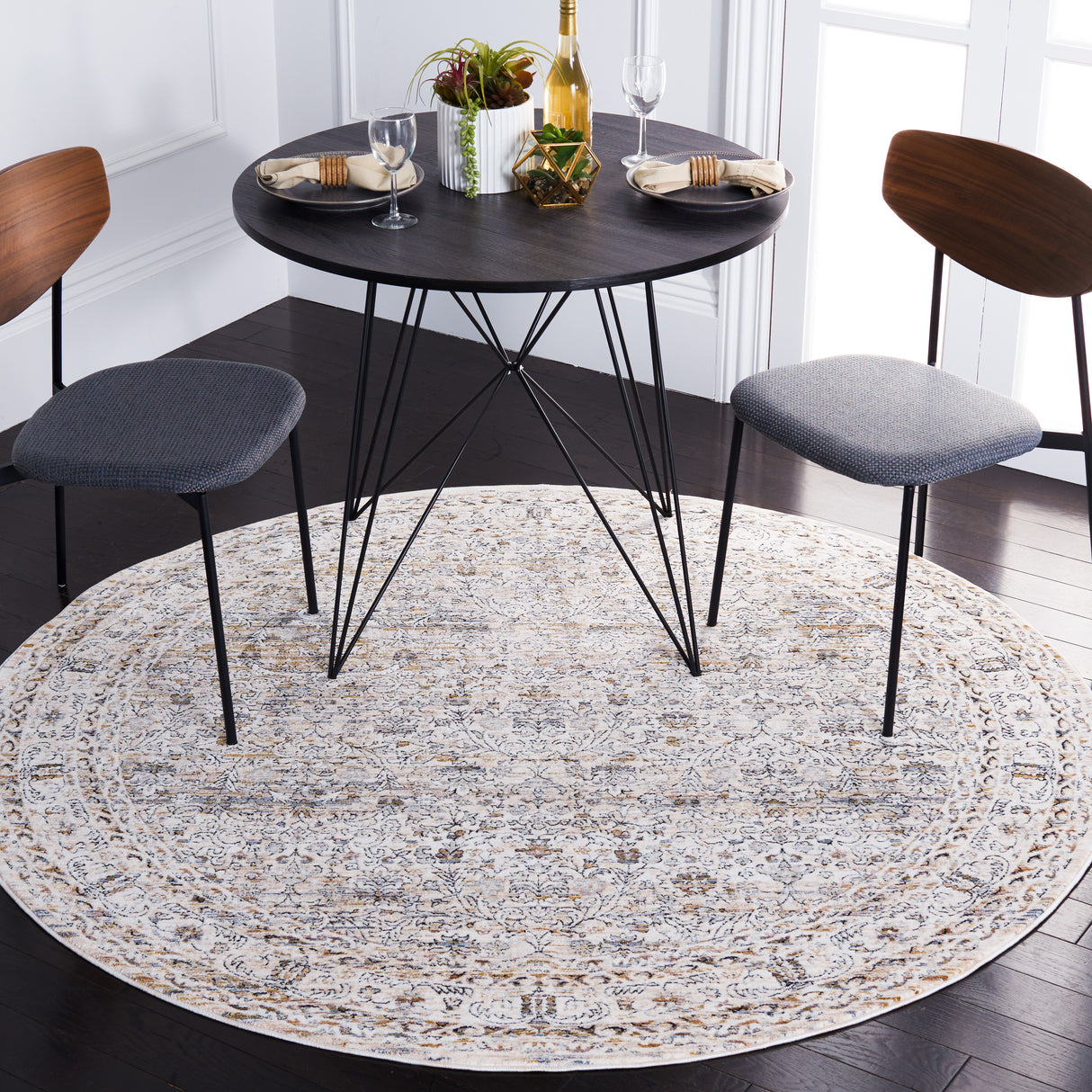 Safavieh Moondust Mnd660A Ivory/Grey Rug.