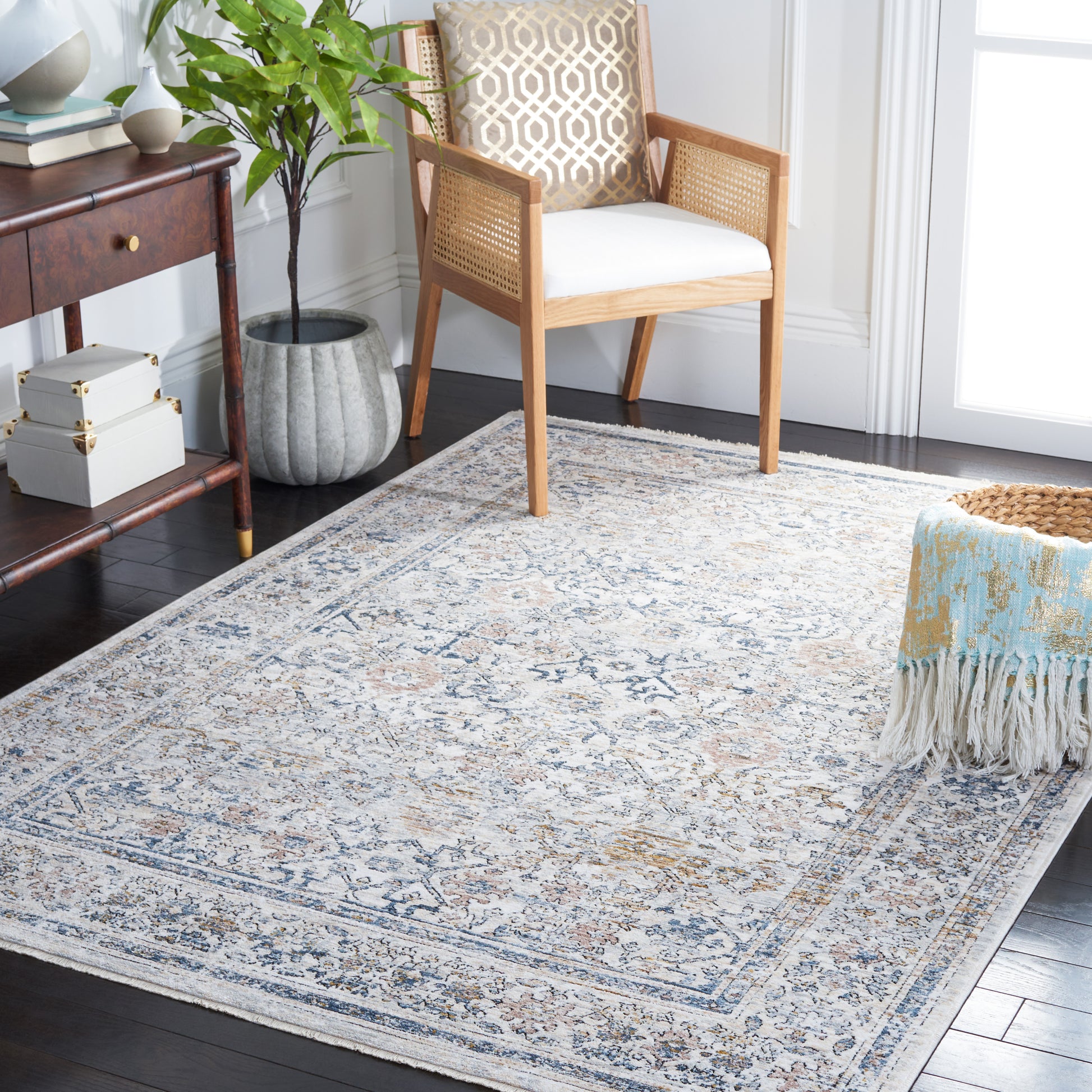 Safavieh Moondust Mnd664A Ivory/Blue Area Rug