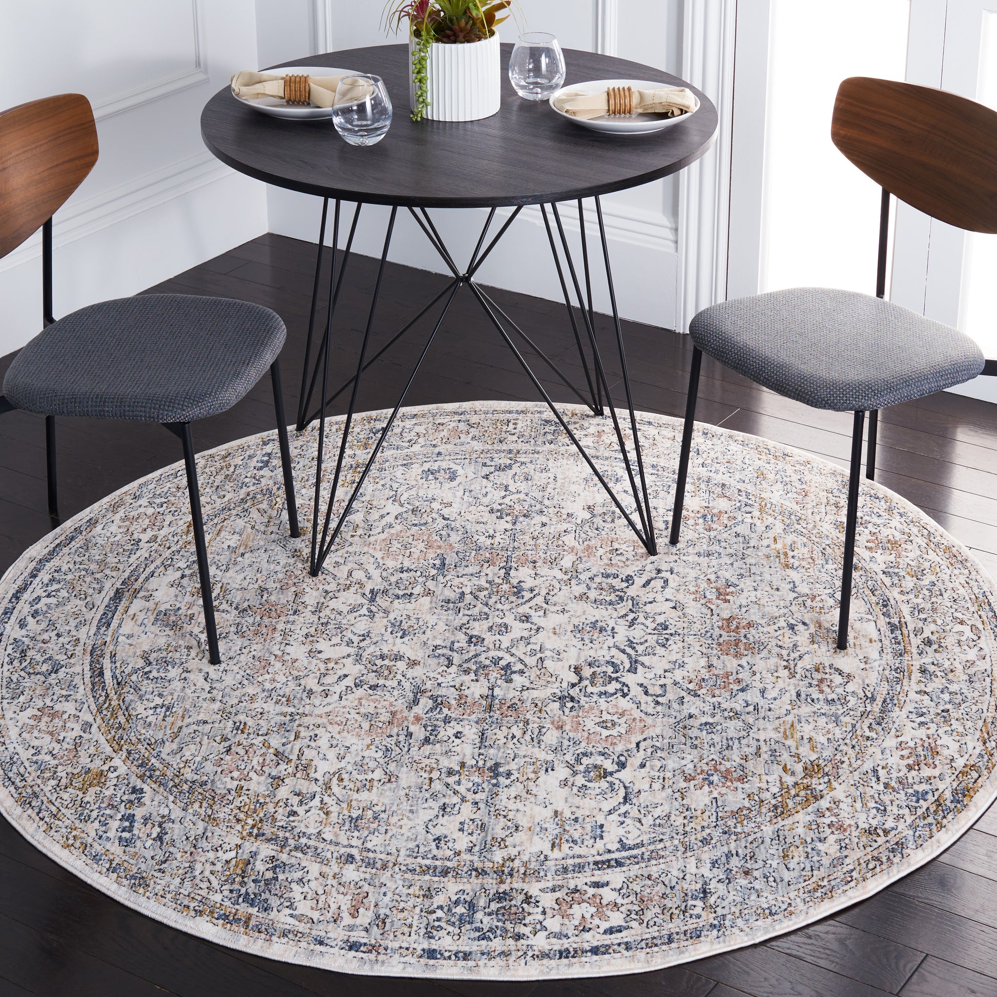 Safavieh Moondust Mnd664A Ivory/Blue Area Rug