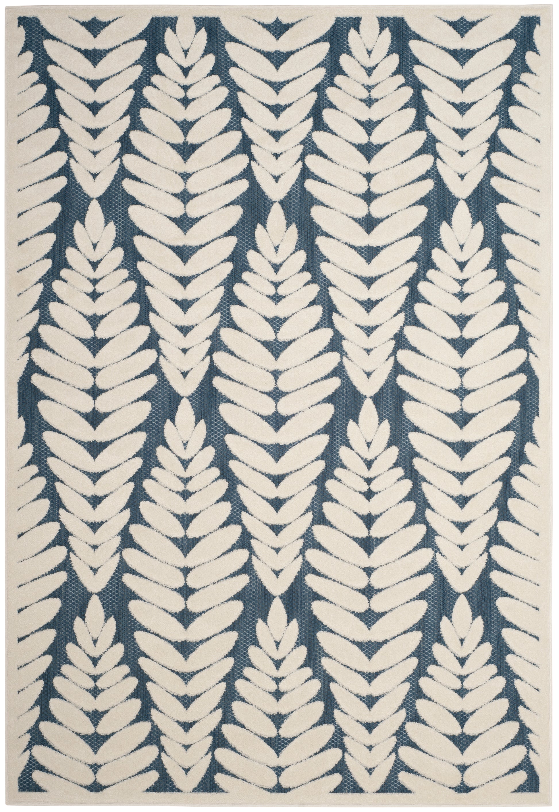 Safavieh Monroe Mnr160A Blue/Creme Area Rug