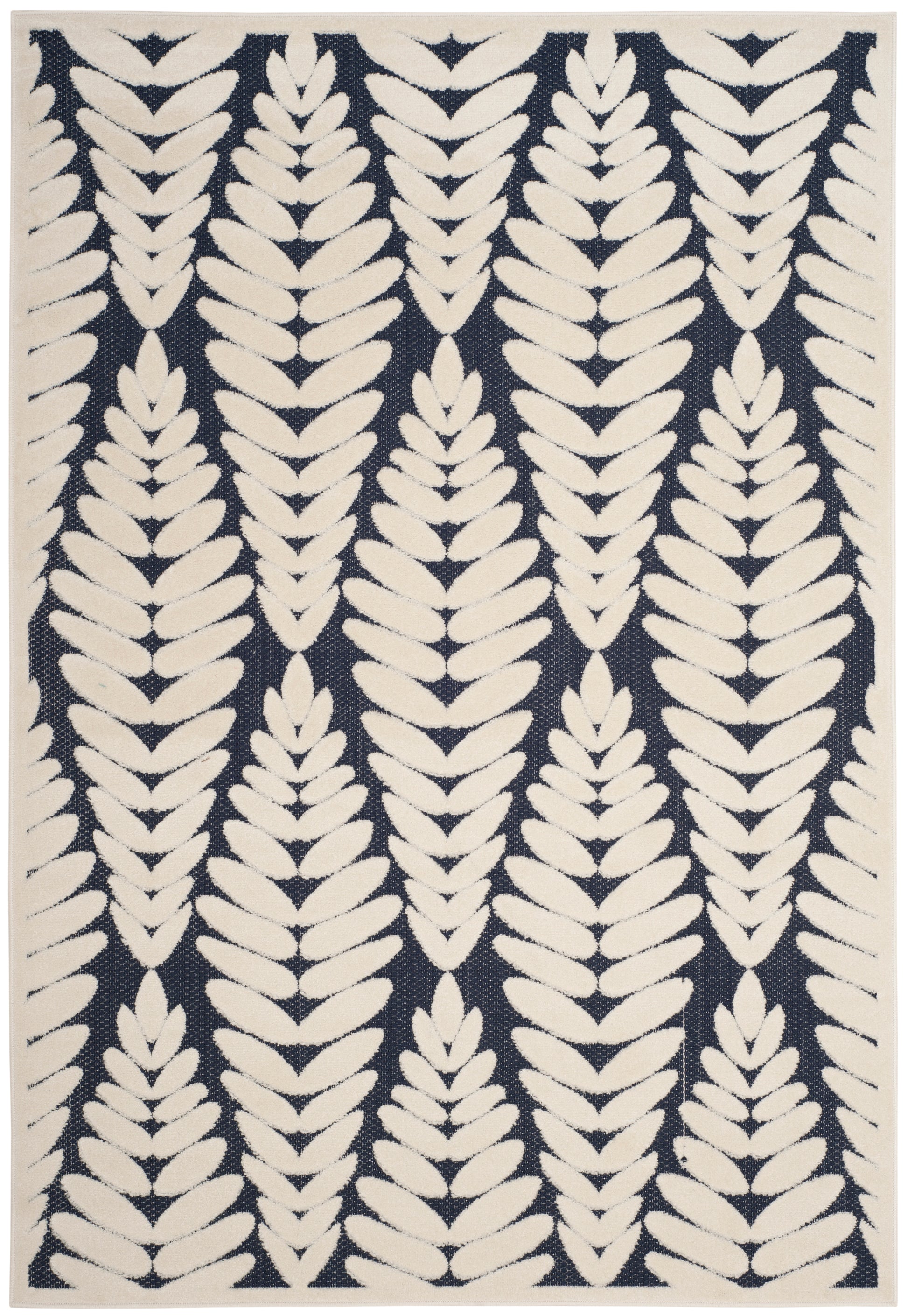 Safavieh Monroe Mnr160N Navy/Creme Area Rug