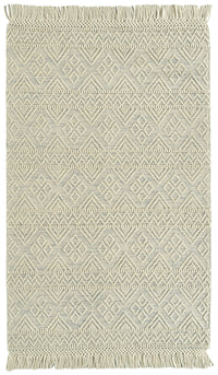 Kaleen Mara Mil01-01 Ivory, Blue Area Rug