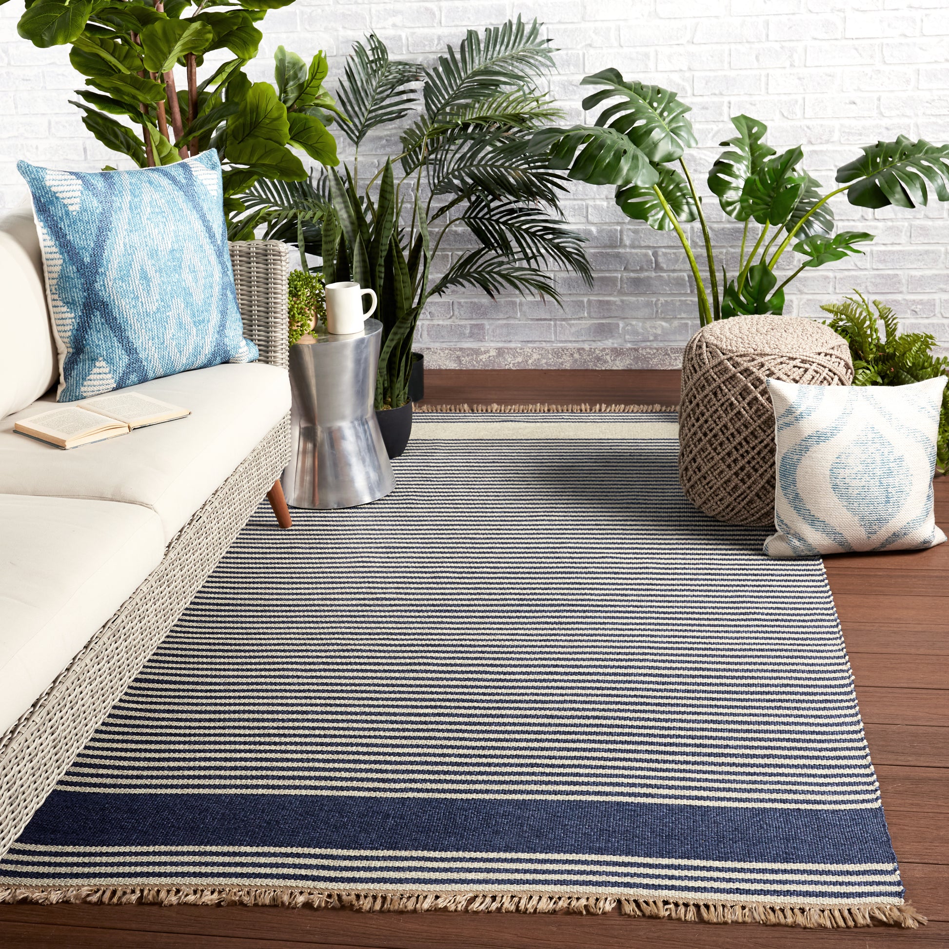 Jaipur Morro Bay Strand Mrb03 Blue/Beige Area Rug