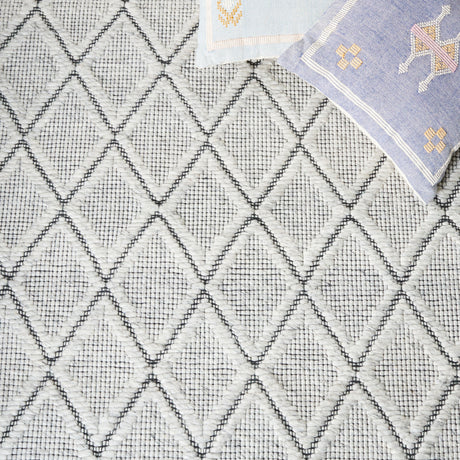Safavieh Marbella Mrb321F Light Grey/Black Rug.