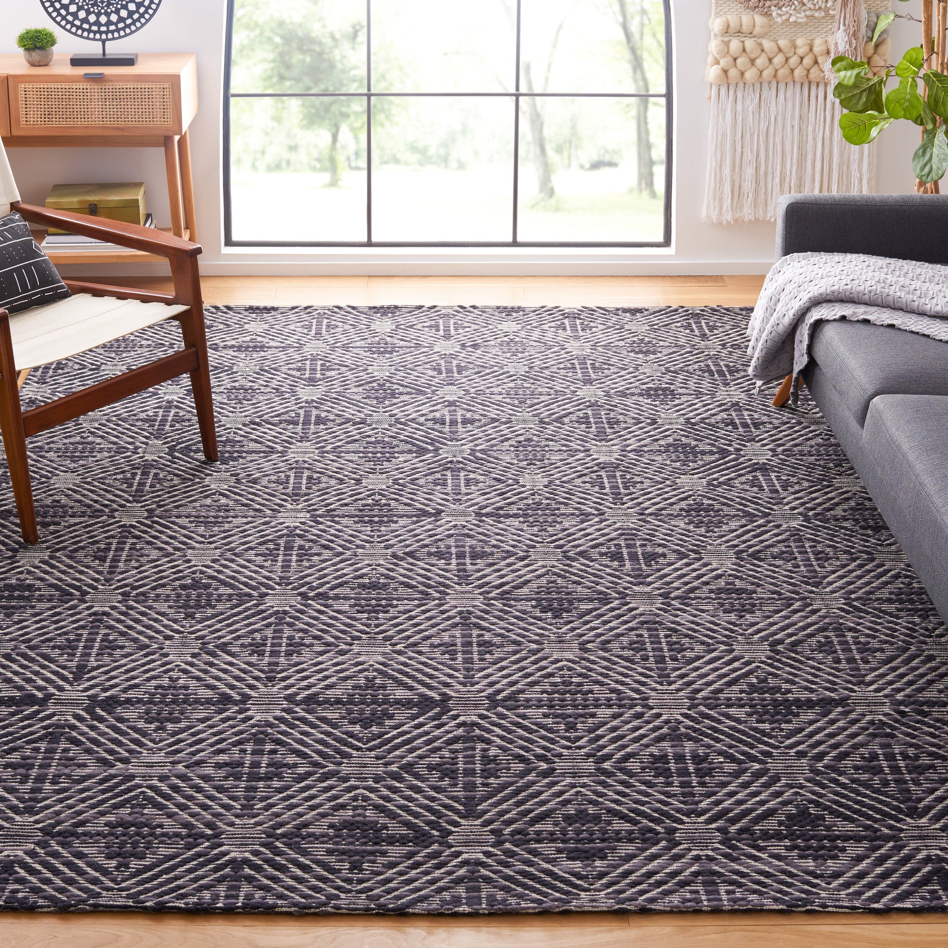 Safavieh Marbella Mrb451Z Black/Ivory Area Rug