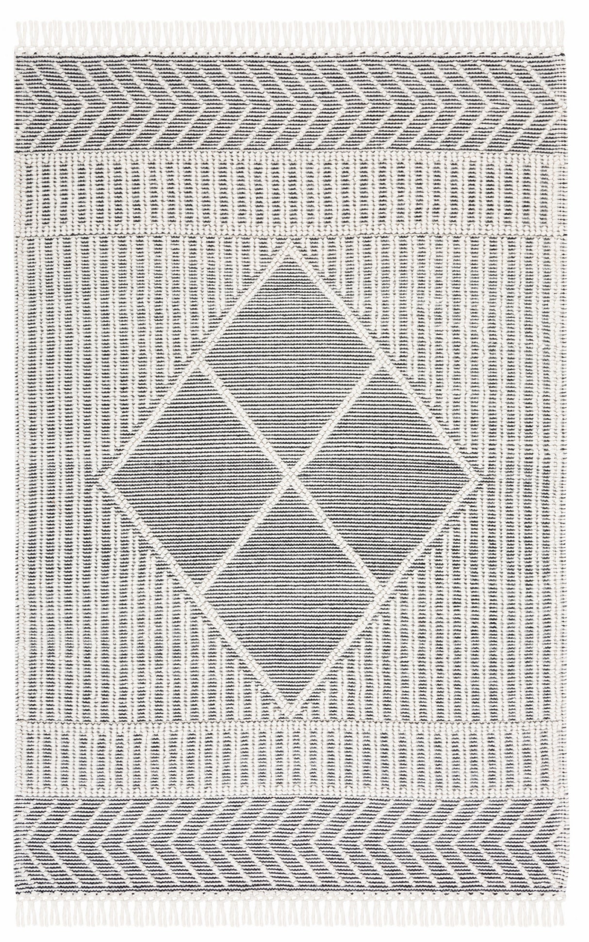 Safavieh Marbella Mrb475A Ivory/Black Rug.