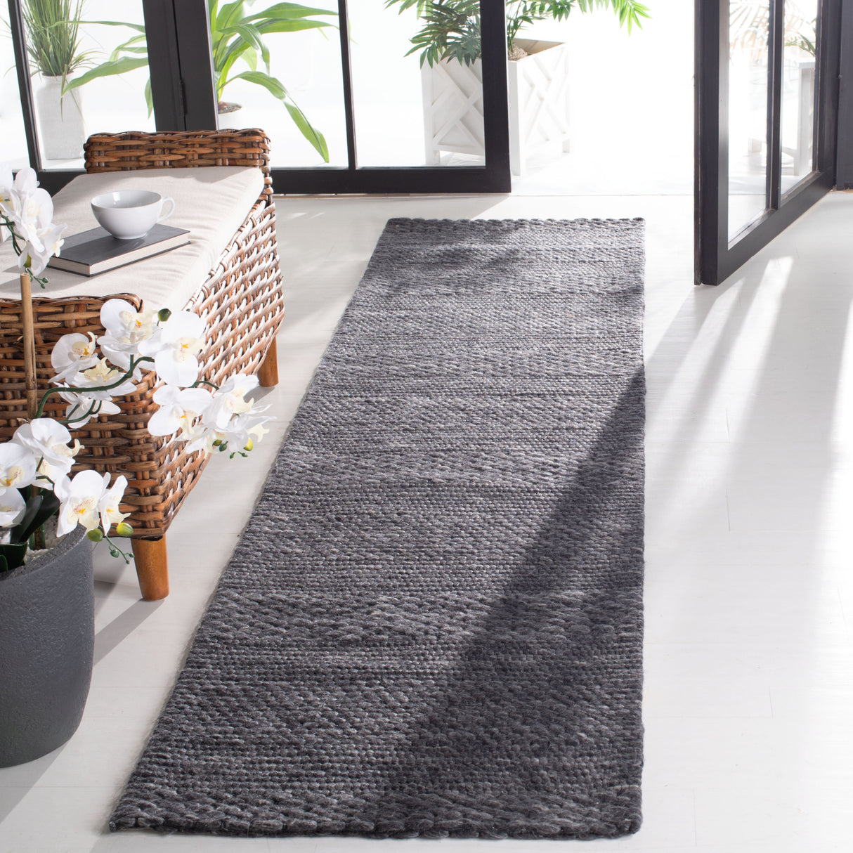 Safavieh Marbella Mrb556H Charcoal Rugs.