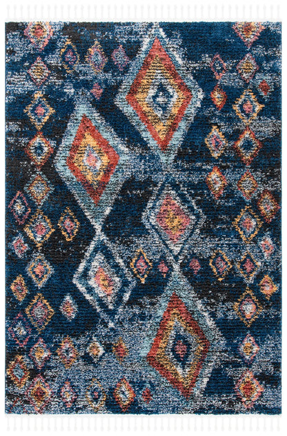 Safavieh Morocco Mrc941N Navy/Multi Area Rug