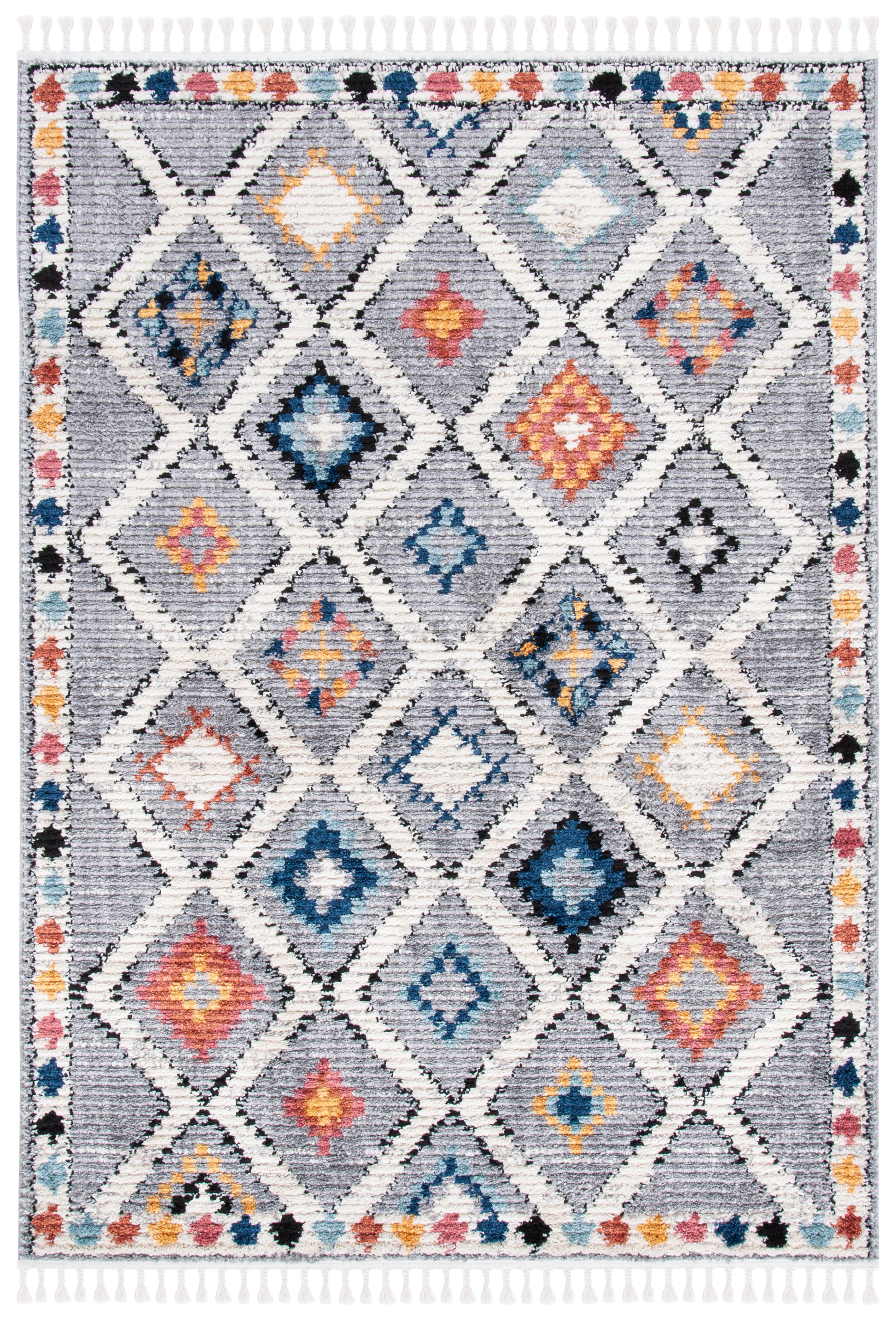 Safavieh Morocco Mrc965F Grey/Multi Area Rug