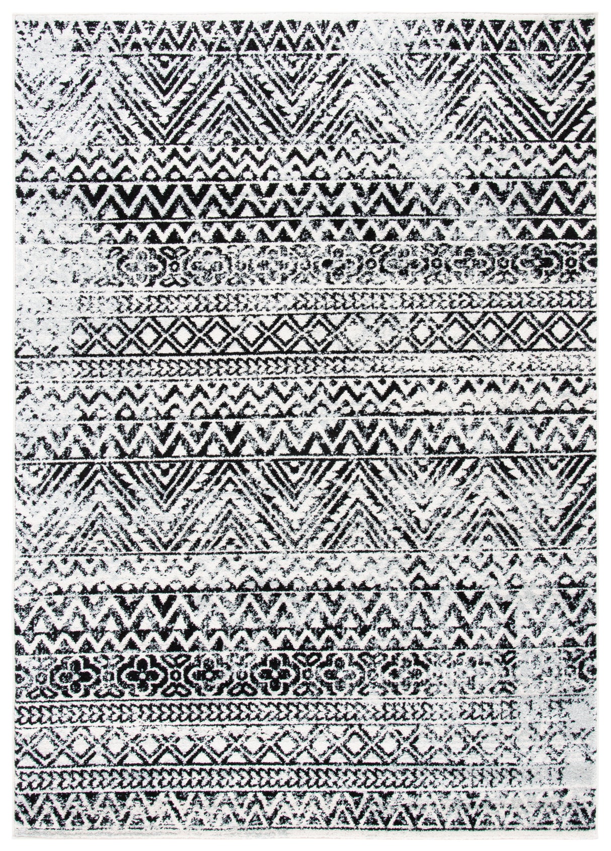 Safavieh Mercer Mre416A Ivory/Charcoal Rugs.