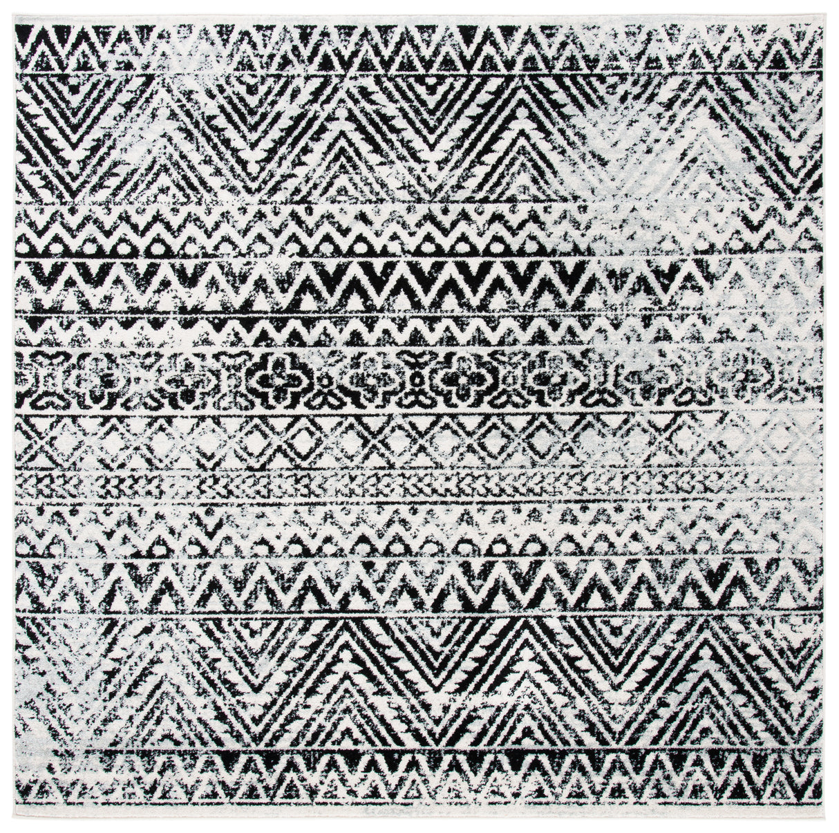 Safavieh Mercer Mre416A Ivory/Charcoal Rugs.