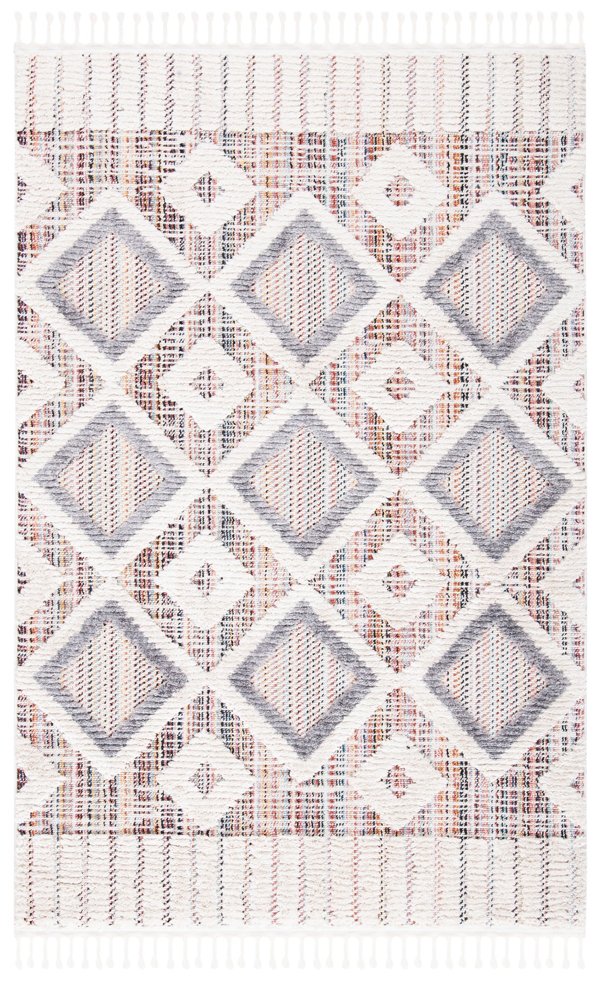 Safavieh Marrakesh Mrk523D Grey/Multi Rug.
