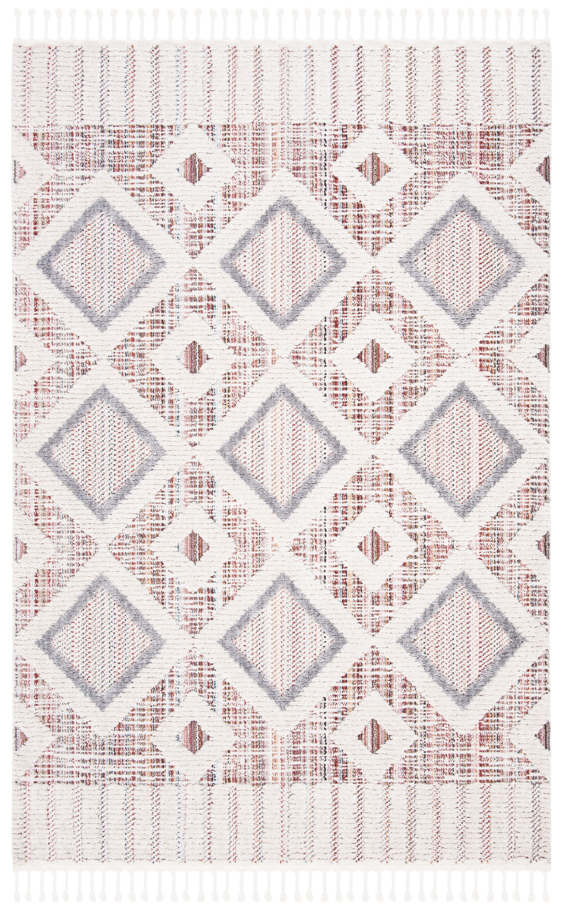 Safavieh Marrakesh Mrk523D Grey/Multi Area Rug