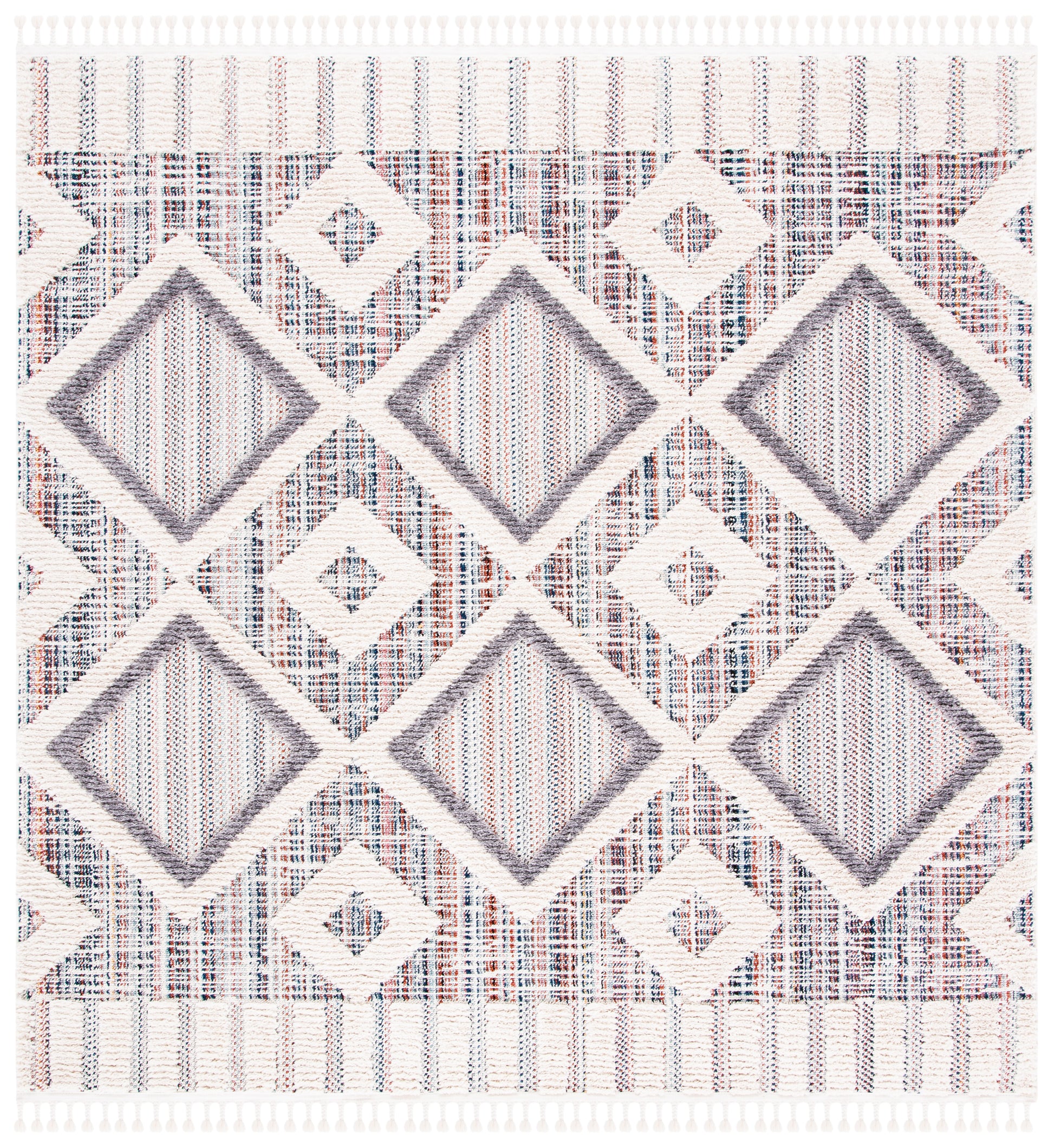 Safavieh Marrakesh Mrk523D Grey/Multi Area Rug