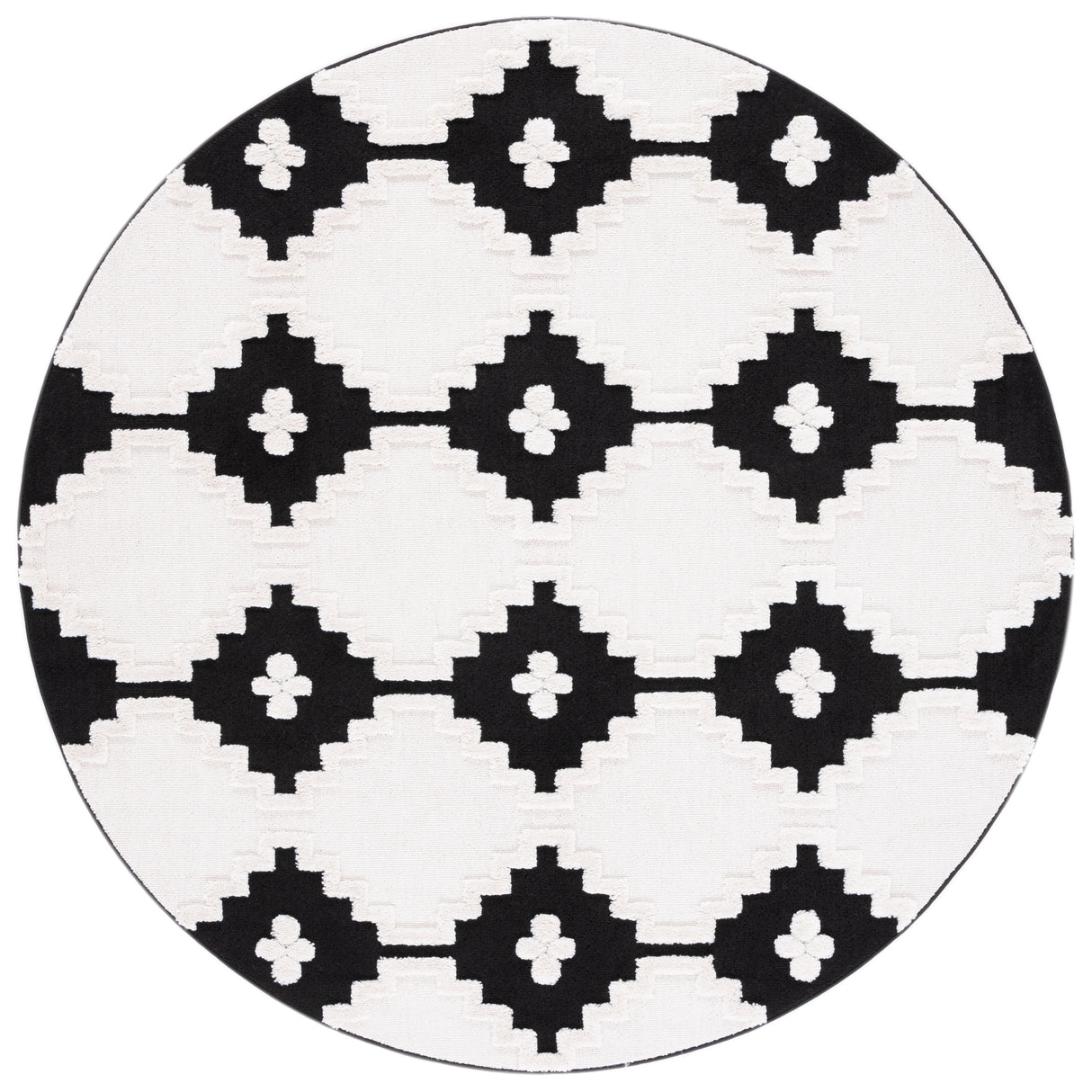 Safavieh Marrakesh Mrk532A Ivory/Anthracite Rug.