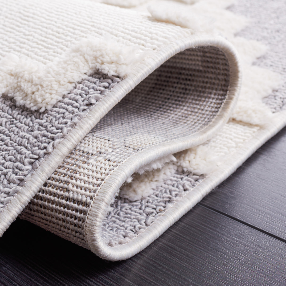 Safavieh Marrakesh Mrk532B Ivory/Grey Rug.