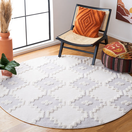 Safavieh Marrakesh Mrk532B Ivory/Grey Rug.