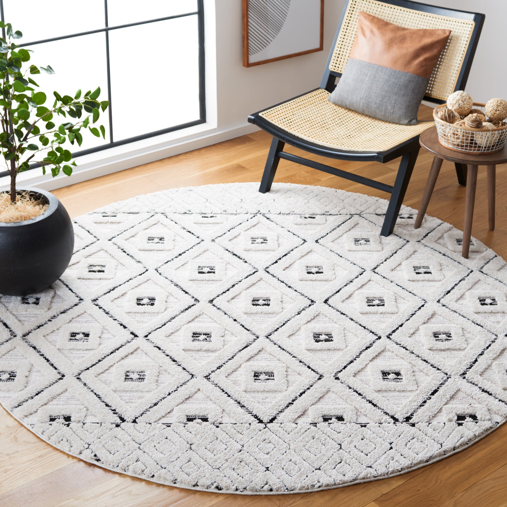 Safavieh Marrakesh Mrk546A Ivory/Grey Area Rug