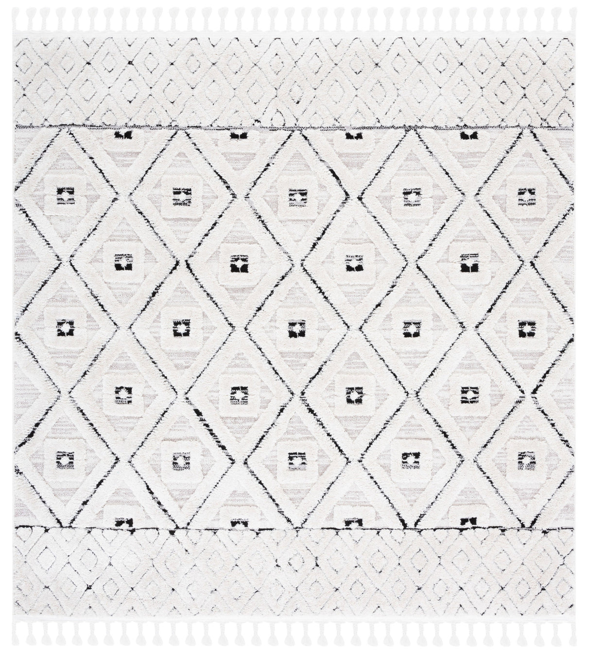 Safavieh Marrakesh Mrk546A Ivory/Grey Rug.