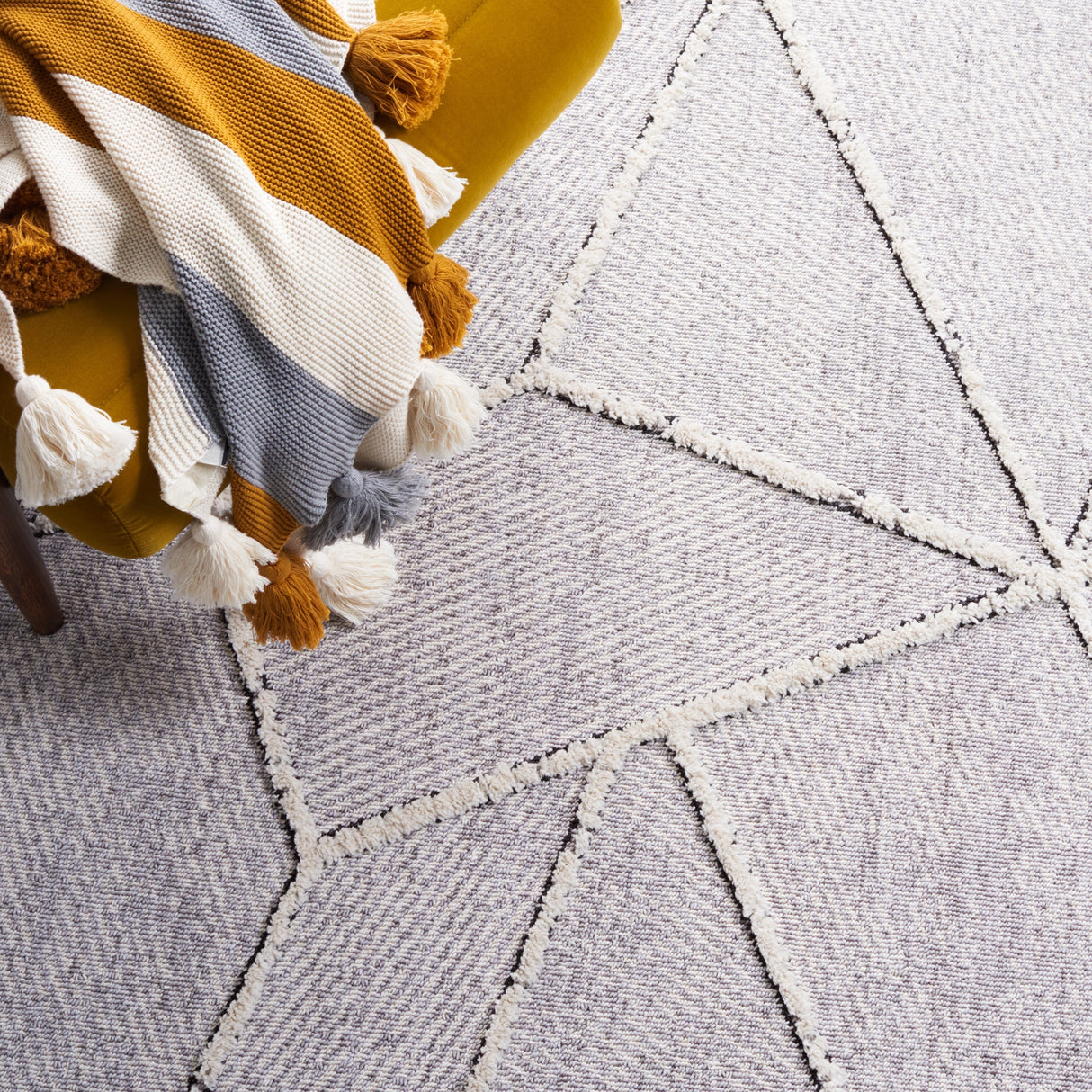 Safavieh Marrakesh Mrk552F Grey/Ivory Rug.