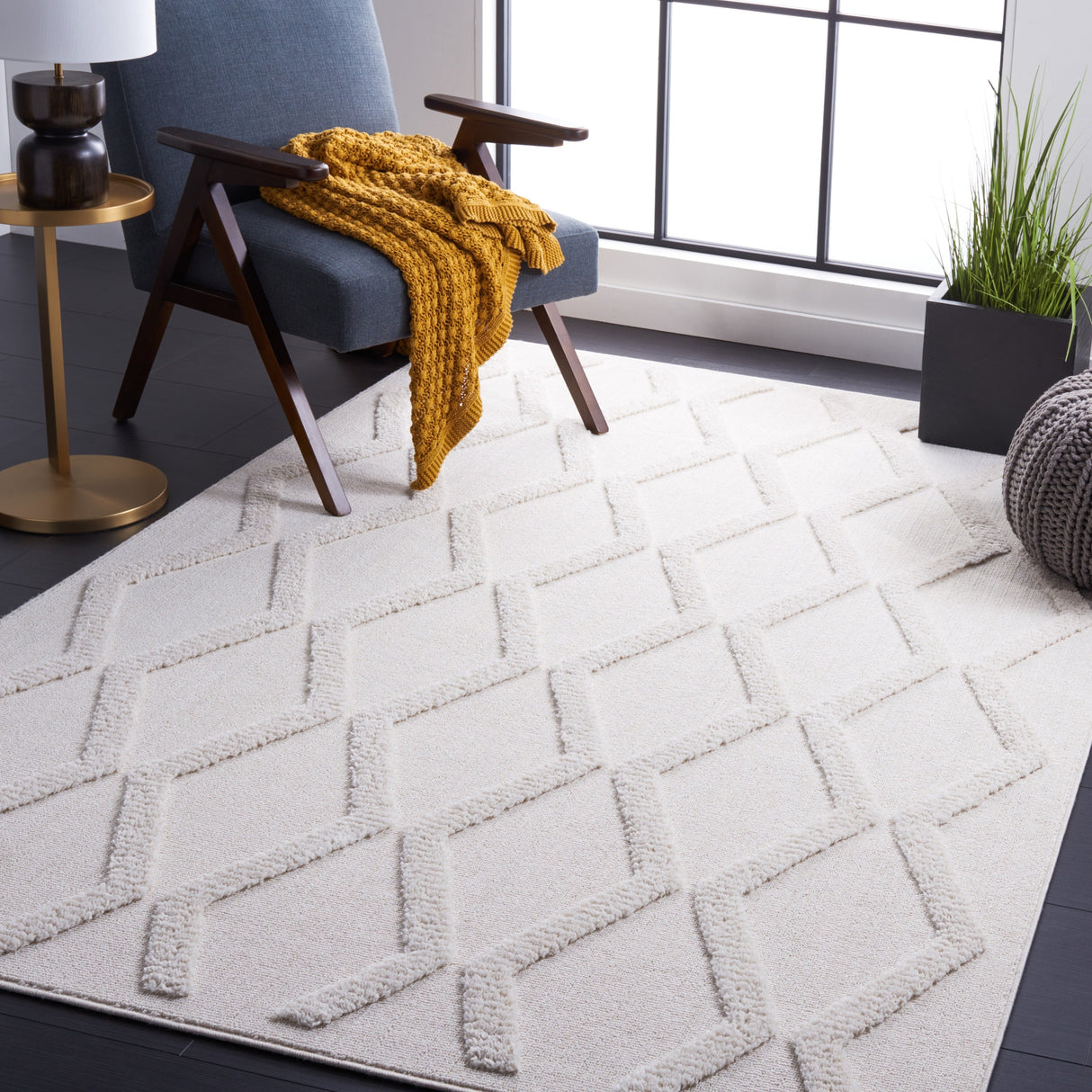 Safavieh Marrakesh Mrk554A Ivory/Ivory Rug.
