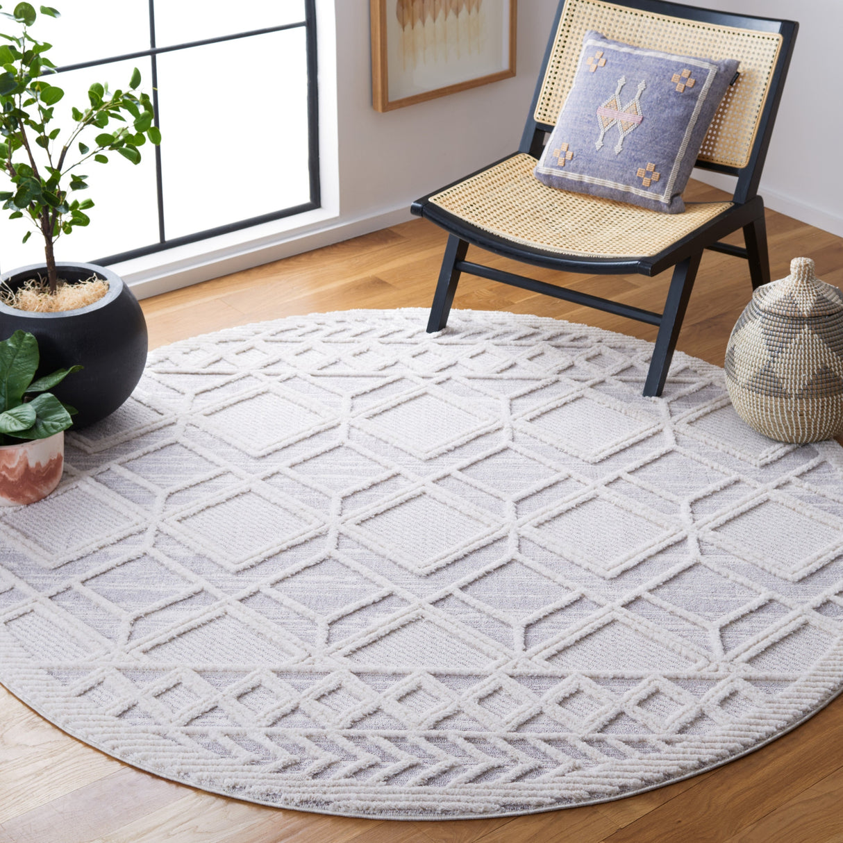 Safavieh Marrakesh Mrk566B Beige/Grey Rug.
