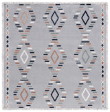 Safavieh Marrakesh Mrk602F Grey/Blue Rust Rug.