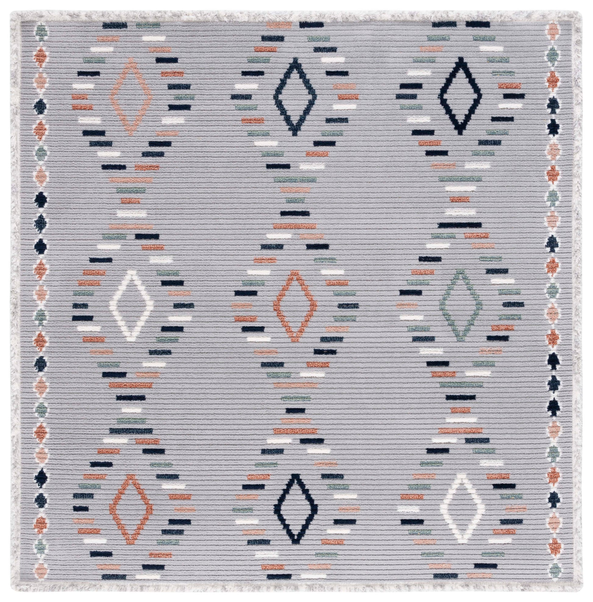 Safavieh Marrakesh Mrk602F Grey/Blue Rust Area Rug