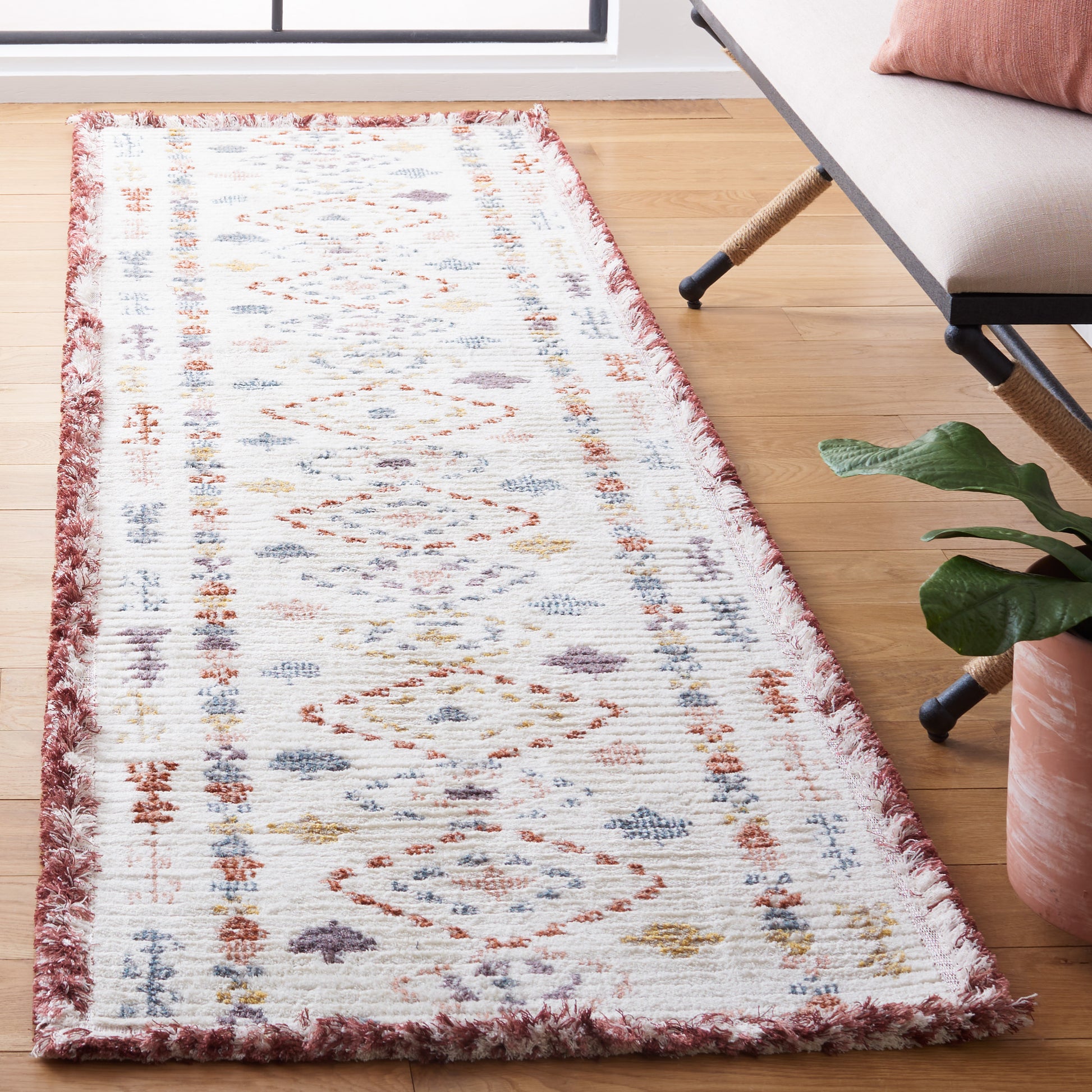 Safavieh Marrakesh Mrk604A Ivory/Multi Area Rug