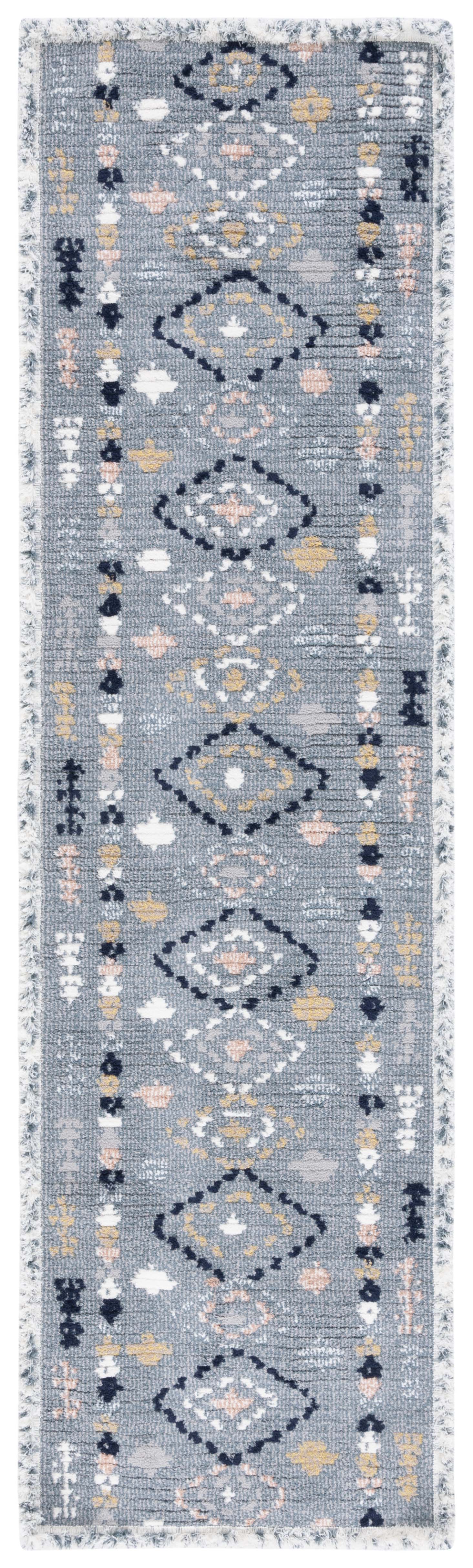 Safavieh Marrakesh Mrk604N Grey/Multi Area Rug