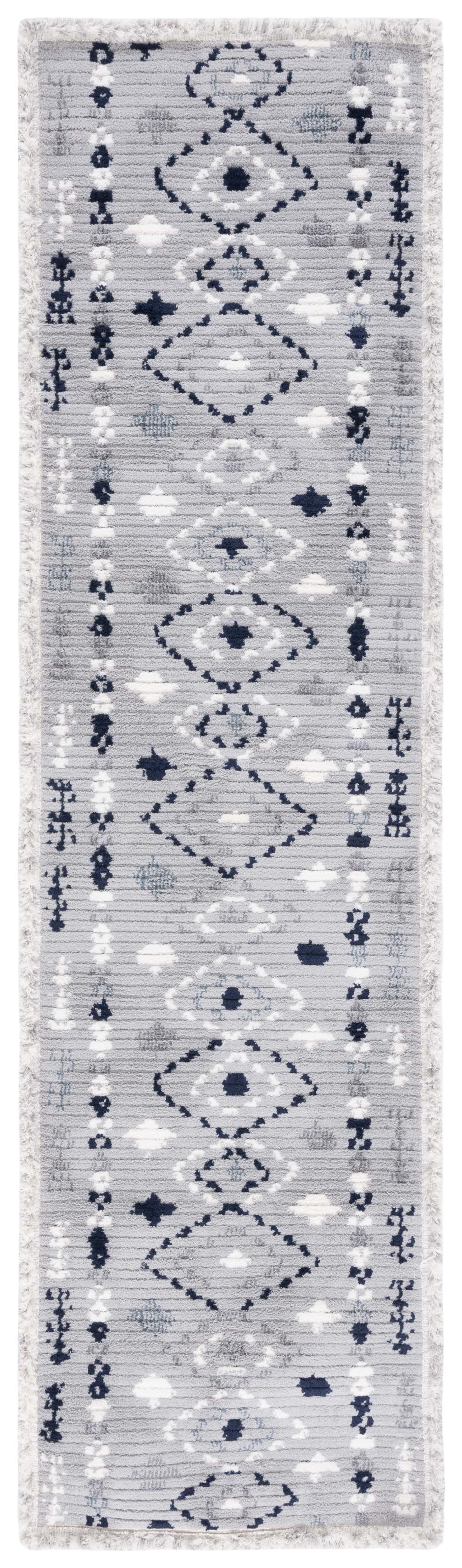 Safavieh Marrakesh Mrk604P Grey/Navy Area Rug