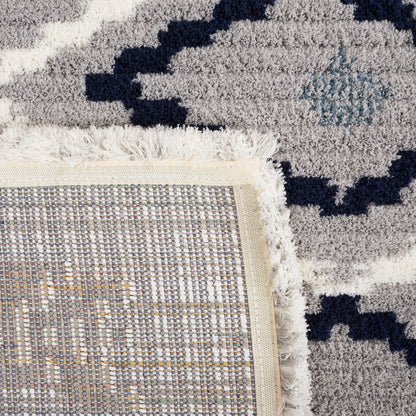 Safavieh Marrakesh Mrk604P Grey/Navy Area Rug