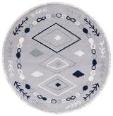 Safavieh Marrakesh Mrk604P Grey/Navy Rug.