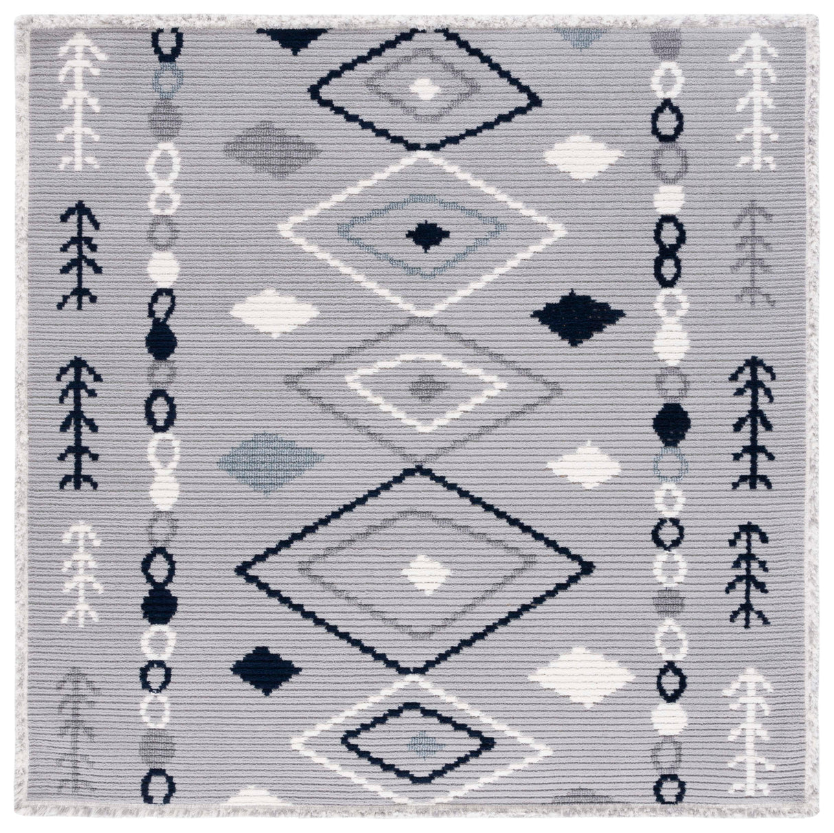 Safavieh Marrakesh Mrk604P Grey/Navy Rug.