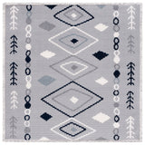 Safavieh Marrakesh Mrk604P Grey/Navy Rug.