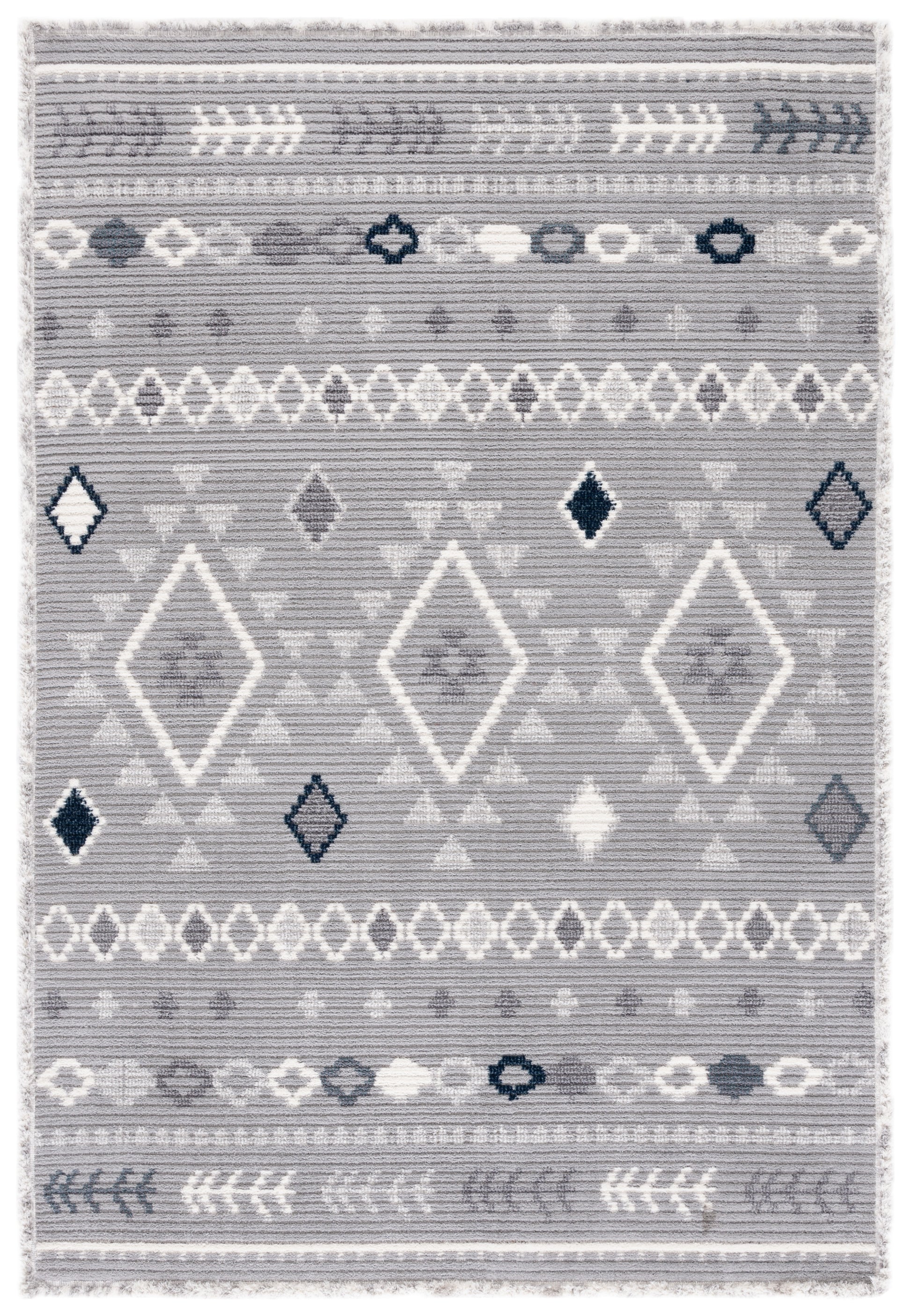 Safavieh Marrakesh Mrk606F Grey/Light Grey Area Rug