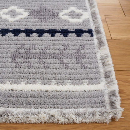 Safavieh Marrakesh Mrk606G Grey/Navy Area Rug