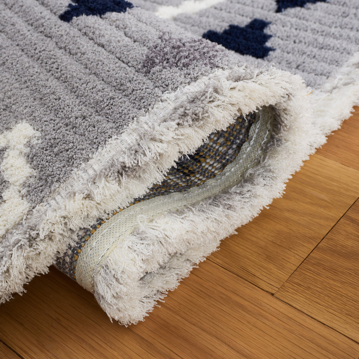 Safavieh Marrakesh Mrk606G Grey/Navy Rug.