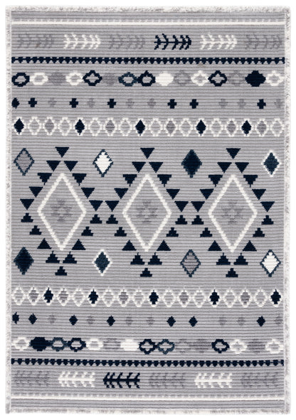 Safavieh Marrakesh Mrk606G Grey/Navy Area Rug