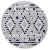 Safavieh Marrakesh Mrk606G Grey/Navy Rug.