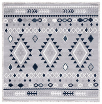 Safavieh Marrakesh Mrk606G Grey/Navy Area Rug